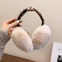 Ear Muffs Berets Leopard Spotted Earmuffs to Keep Warm Girls Winter Earbags Antifreeze Protection Autumn Caps 888