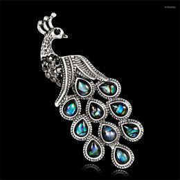 Brooches Exquisite Abalone Shell Series Jewellery Fashion All-match Temperament Peacock Ladies Brooch Classic Animal Corsage