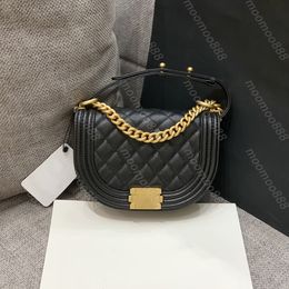 12A All-New Mirror Quality Designer Mini Womens Flap Bag Luxurys Coco Beach Handbags Real Leather Caviar Quilted Purse Crossbody Black Shoulder Gold Chain Box Bags