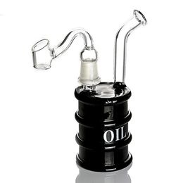 Glass Bubbler Oil Rigs Hookahs Shisha Glass Water Bongs Smoking Accessory Beaker base Bong With 14mm banger