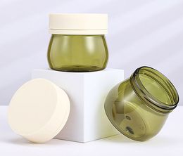 150ML Clear Small Bottle Sample Plastic Cosmetic Containers Empty Eyeshadow Lip Balm Face Cream Jar Pots