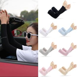 Knee Pads 1 Pairs Arm Sleeves Car Interior UV Sun Protection Cuff Cover Protective Sleeve Bike Warmers Motorcycle Gloves