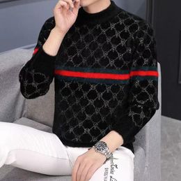 Men's Sweaters Jackets Coats Brand Designer Fashion Jacquard Knitted Cardigan Thick Warm Christmas Sweaters