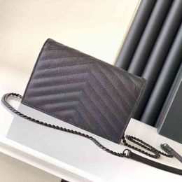 Shoulder Bag Ysbag Caviar Leather Designer Bags Women Large Capacity Handbag Vintage Hip Hop Crossbody Bags 220916