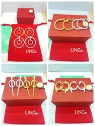 Hoop Earrings Fashion Classic Spain UNODE50 Personality Retro Silver Plated Jewelry Gift Women Men Bracelet