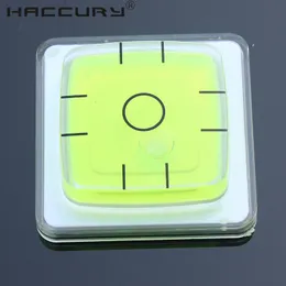 10Pcs/Lot HACCURY Quartet Small bubble level spirit Acrylic Square Level Measuring Instrument Size 45x45x12mm