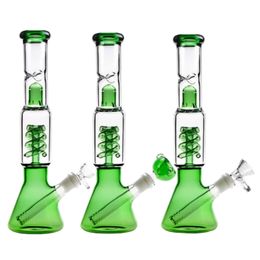 Glass Hookahs Bongs Percolator Smoking Water Pipes Spiral-Pipe Filtration Hookah Dab Rigs Wholesale