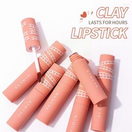 Lip Gloss 1pcs Matte Glaze Long Lasting Moisturising Velvet Fading Not Waterproof Lipstick Plumping Sexy Cosm K4A0