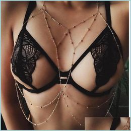 Belly Chains Women Sexy Swimsuit Chain Gold Body Waist Belly Chains Fashion Beach Jewelry For Will And Sandy 432 Z2 Drop Dhseller2010 Dhdiy