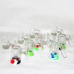 hookahs Glass Ash Catcher Adapters 4mm 18mm 3.2 Inch Mini Smoking Bong Catchers Bubble Reclaim ashcatcher 45 90 Degree