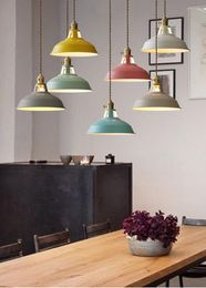 Pendant Lamps Nordic Minimalist Simple Restaurant Cafe Bar Creative Macarons Pot Cover Chandelier