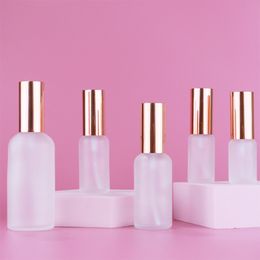 Frosted Glass Bottles 10ml 15ml 20ml 30ml 50ml 100ml Pump Spray Bottle Perfume Sample Vials For Sale