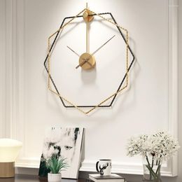 Wall Clocks 50cm Modern Design Iron Silent Classic Simple Clock For Home Office Decorative Hanging Living Room Metal Watch