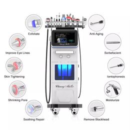 2022 أعلى المبيعات 10 في 1 Face Care Hydra Aqua Mupial Germabrasion Machine Hydro Oxygen الوجه للجلد تجميل الجمال معدات الجمال