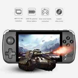Portable Game Players X39 4.3 Inch IPS Screen Retro Video Console Handheld Support GBA/PS1 Open Source 4K HD T220916