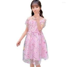 Girl Dresses Floral Dress For Casual Style Kids Teenage Children Clothing 6 8 10 12 14