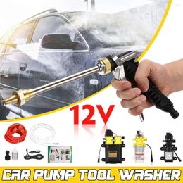 Lance 12V Car Washing Machine High Pressure Electric Washer Wash Pump Set Portable Auto Kit Tools