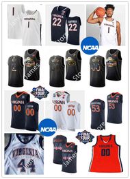 College Basketball Wears College 2022 NCAA Custom UVA Virginia Stitched College Basketball Jersey 6 Nick Jackson Jerseys 10 Ben Smiley III 5 Brennan Armstrong 3 Dont