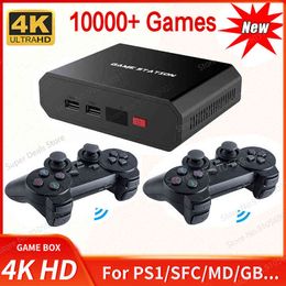 Portable Game Players 4K HD TV Box Video Game Console for PS1/MAME Built-in 10000 Games 64GB Mini Video Game Super Console T220916