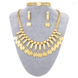 Necklace Earrings Set & Fashion For Women Gold Plated Engagement Ring Earring Bridal Wedding Bridesmaid AccessoriesEarrings