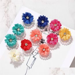 Stud Fashion Flower Stud Earrings For Women Girls Trendy Plant Statement Pendientes Jewelry Gifts 2497 Y2 Drop Delivery 2 Dhseller2010 Dhhnr