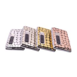 Colourful Portable Herb Tobacco Cigarette Case Multi Function USB Lighter PU Leather Stash Storage Box Innovative Design Preroll Rolling Smoking Container Holder