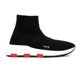 Sock Shoes Platform Sneakers Jogging Trainers Black White Panda Beige Running Casual Designer Clear Sole Lace Up Mens Womens Outdoor Walking