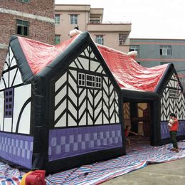 2022 Outdoor Inflatable party event decoration Commercial Rental Castle Bar Inflatable Irish Pub Tent wine house for Sale