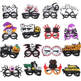 Party Decoration Halloween Glasses Horns Clown Spider Pumpkin Glasses Christmas Photo Prop Decorations Hoilday Funny Sunglasses Supplies