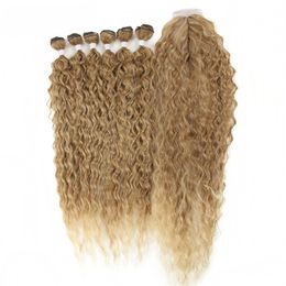 extensions on long hair NZ - Long Wave Hair Wefts Extensions Natural and Soft Skin Weft Seamless Hairs High Temperature Synthetic Weft Bundles