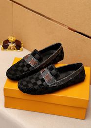 Men Dress Shoes Business Designer Formal Gentle Men Flats Male Brand Classic Casual Walking Comfortable Loafers Size 37-47