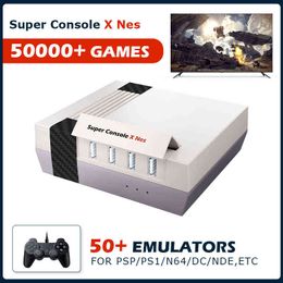 Portable Game Players Classic Emulator Retro Video Game Consoles Super Console X Nes With 50000 Games For PSP/PS1/DC Portable Game Player Max to 256G T220916