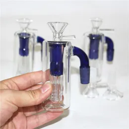 Ash catcher 90 degree Hookahs head percolator wigwag inline stem 14mm joint for glass water bong dab big 4mm quartz banger