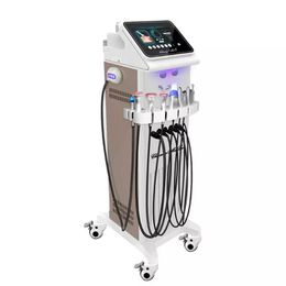 Top sales 9 in 1 microdermabrasion South Korea features hydrogen and oxygen large bubbles facial hydro dermabrasion machine