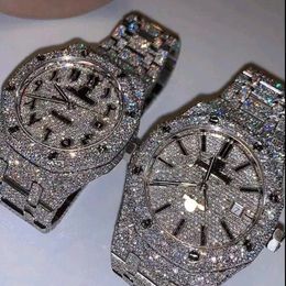 Wristwatches 6TZ6 moissanite Mosang stone diamond watch customization can pass the tt of mens automatic mechanical movement waterproof watch C7 4019240