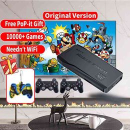 Portable Game Players RECALBOX Portable 4K TV Video Game Console 2.4G Wireless Controller Family Game Stick Built-in 10000 Classic Retro T220916