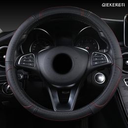 Steering Wheel Covers QIEKERETI Leather Car Cover For 2 3 5 6 7 8 CX3 CX5 CX7 CX98 CX9 MX5 MX7 RF Version