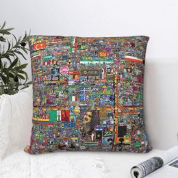 Pillow 2022 Ultra HD Official Final Canvas Throw Case Reddit R Place Pixel Art Short Plus Covers Home Sofa Chair