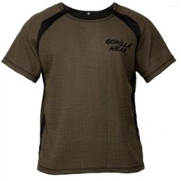 Men's T Shirts Professional Men Quick Dry Running Shirt Loose Tops Breathable Camping Hiking Cycling T-shirts Tees M-2XL Asian Siz