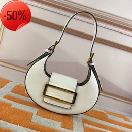 Designer Bags Cookie Mini Crcent Bag luxury Handbags Purse Small Croissant Tote Adjustable Strap Plain Wallets Gold Buckle Genuine Leather Fashion Handbag Tote