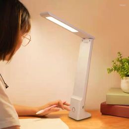 Table Lamps Dormitory Small Lamp Learning Rechargeable Eye Protection Vision