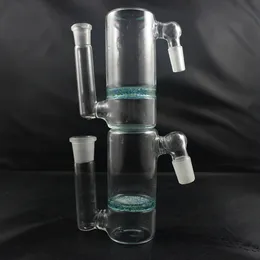 18mm Ash Catcher with Fritted disk Smoking Adapter ashcatcher Sand chip Perc For Glass Bong Water Pipe Dab Rigs