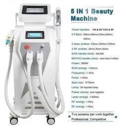 2022 Import accessoires laser Multi-function IPL tattoo removal machine vascular pigment acne therapy laser 5 filters OPT tattoo/ acne/pigment/wrinkle/