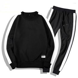 Men's Tracksuits Moleton Masculino Coats Men 2PC Outwear Sportsuit Sets Male Sweatshirts Set Clothing Pants Hoodies Plus Size