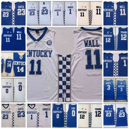 College Basketball Wears College Anthony 23 Davis 11 John Wall Jersey Tyler Herro Bam Ado Karl-Anthony Towns Tyrese Maxey DeAaron 0 Fox Vince Carter Devin 1 Booker 0