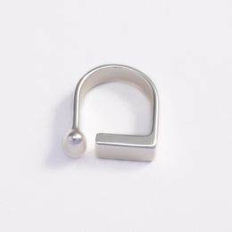 French Minimalist Design Open Metal Ring Women's New High-End Commuter Street Fashion All-Match Jewellery Accessories
