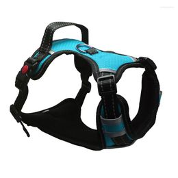 Dog Collars Pet Reflective Safety Harness For Outdoor Sporting No Pull Vest Products