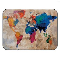 Carpets CHARMHOME Soft Carpet Anti-slip Rug Retro Hand Oil Painting For Living Room Home Decor Mat