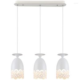 Pendant Lamps Dining Room Lamp Modern Simple Household Chandelier Iron Art Single-head Led