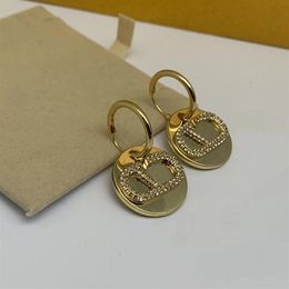 New Designer Earrings Pearl V For Women Earring Luxurys Designers Heart Gold Hoop Joker Stud Earrings Jewelry Top Quality D2111296Z290S